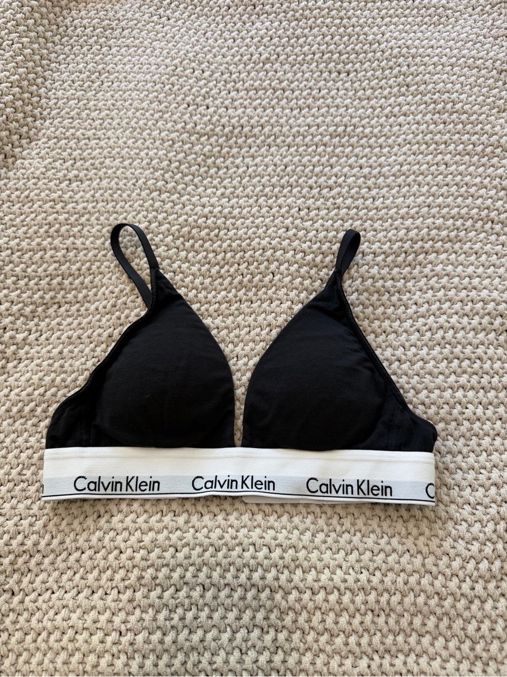 Calvin Klein Black Bra with removable pad
